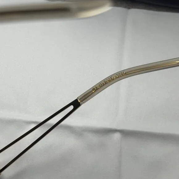 Gentle Monster Creamy Clear Sunglasses Gold Detail Trendy - Picture 7 of 13